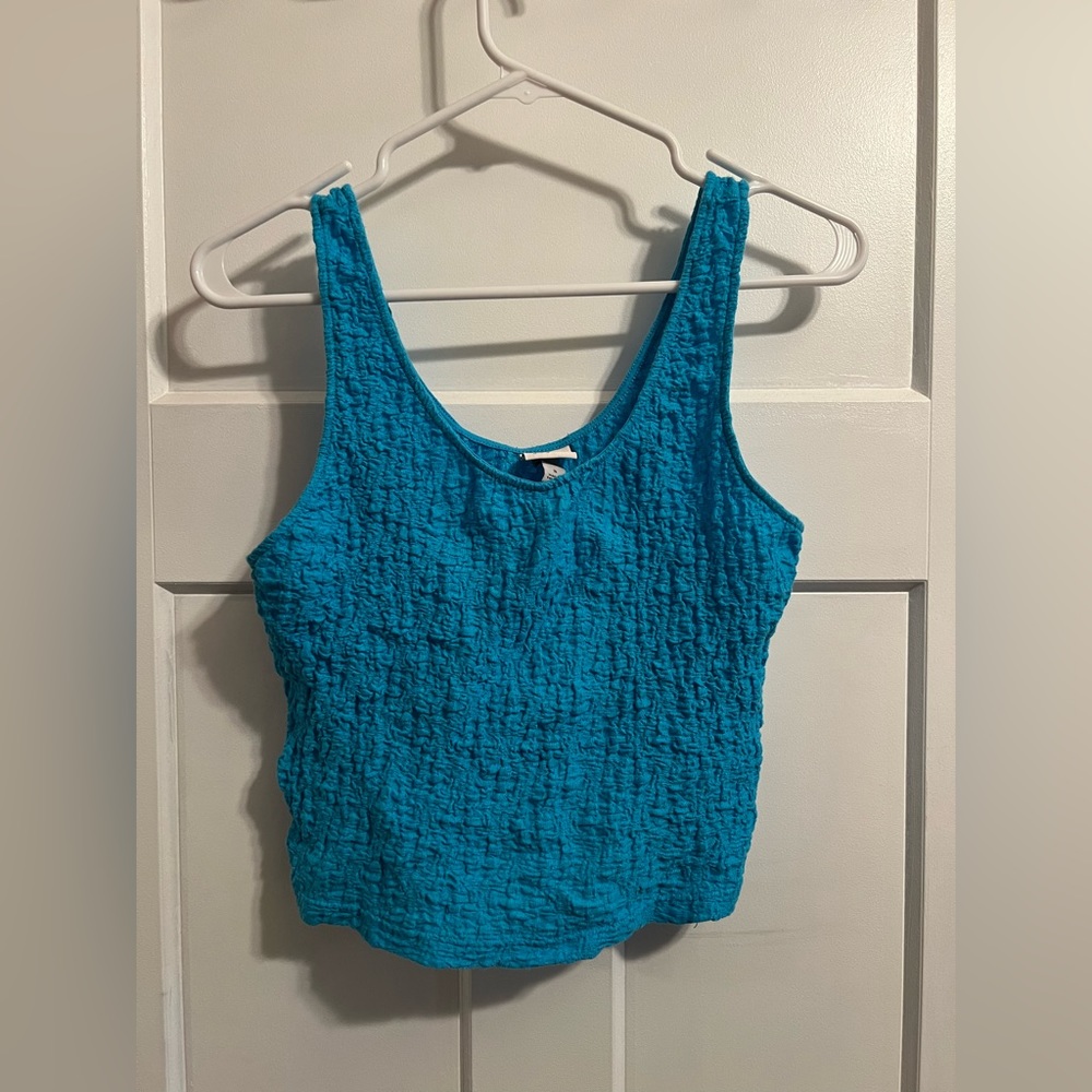 Target Slim Fit Puckered Crop Tank